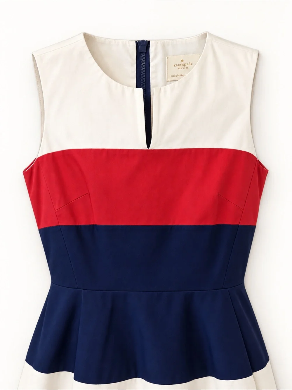 Kate Spade Corley Colorbock Fit & Flare Midi Dress